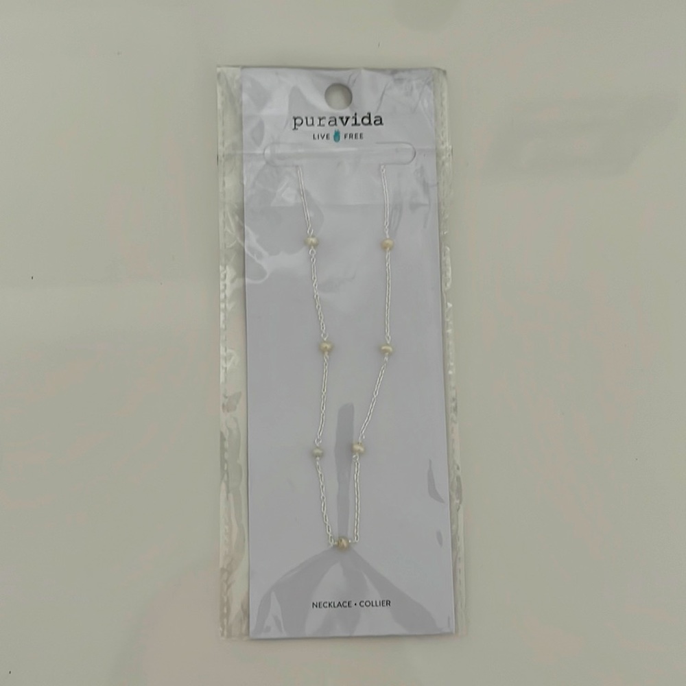 Pura Vida Necklace pearls 🤍🤍